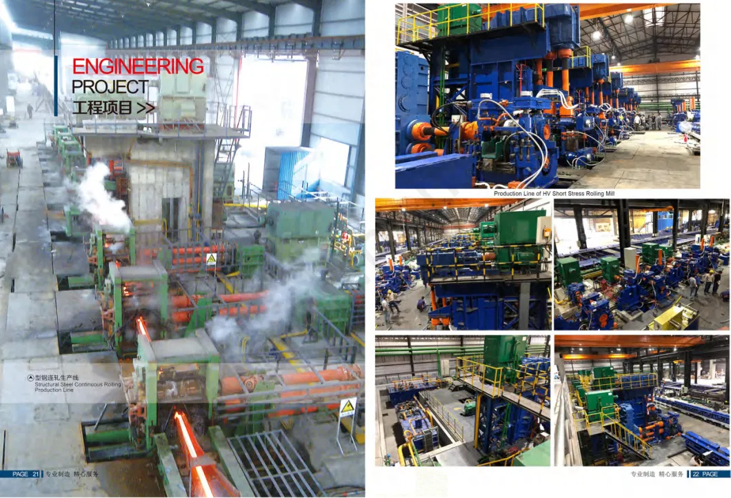 Hot Rolling Mill Production Line with Straightener and Cold Saw, Stacker, Bundling Machine