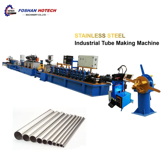 Galvanized Tube Mill Welded Tube Production Line Ss Pipe Making Machine