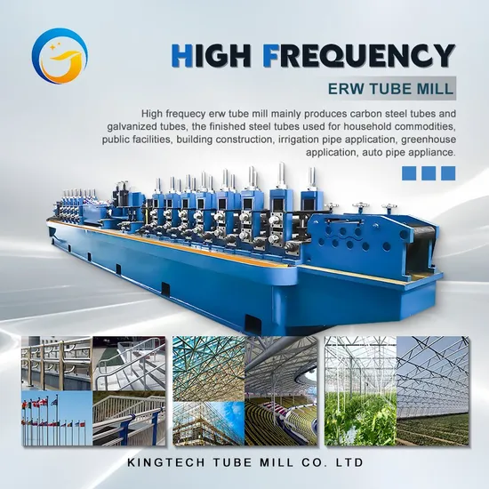Scaffold Pipe Production Line Galvanized Steel Round Pipe Machine Square Tube Mill